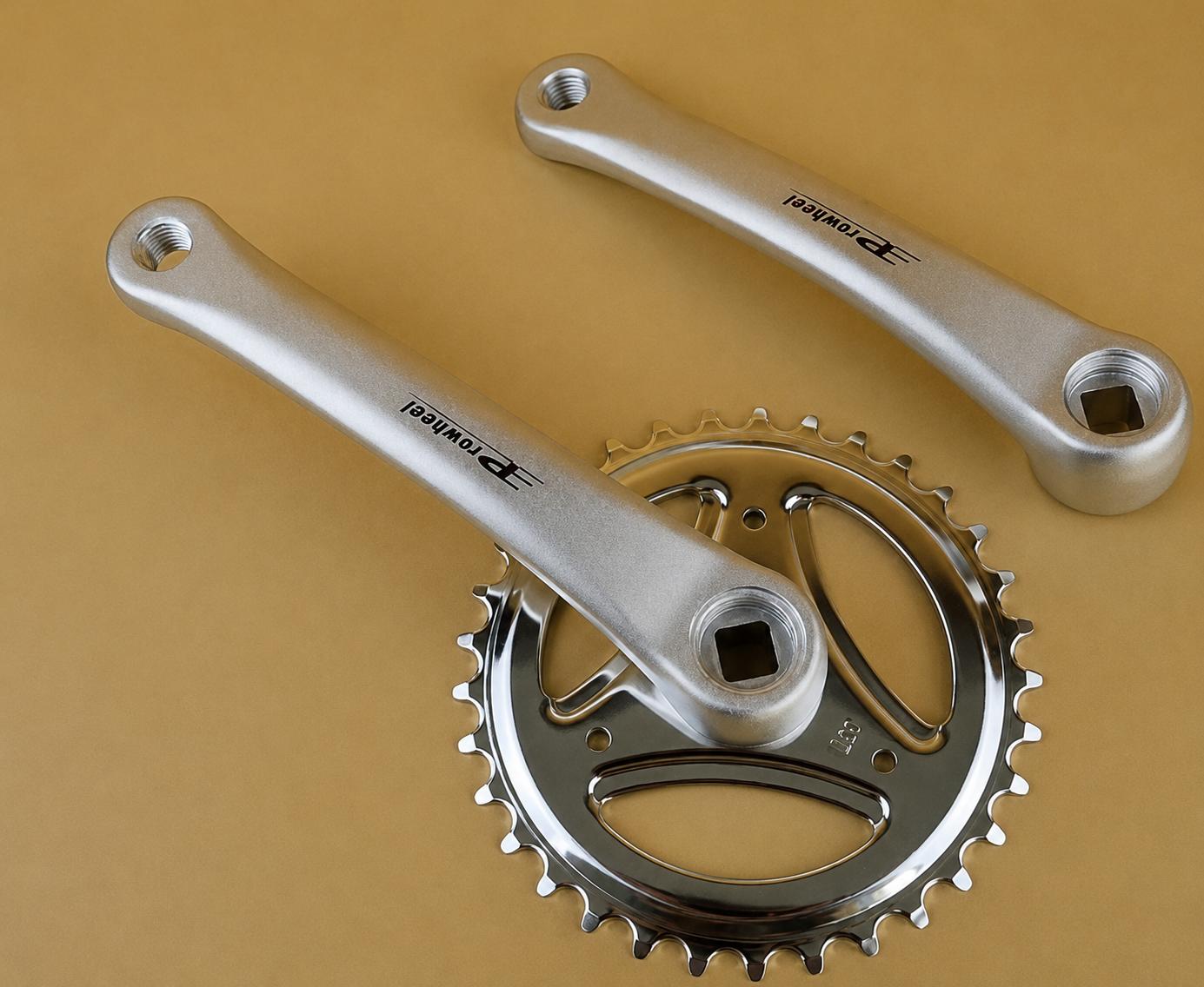 Detail crankset sepeda single speed 33T-2