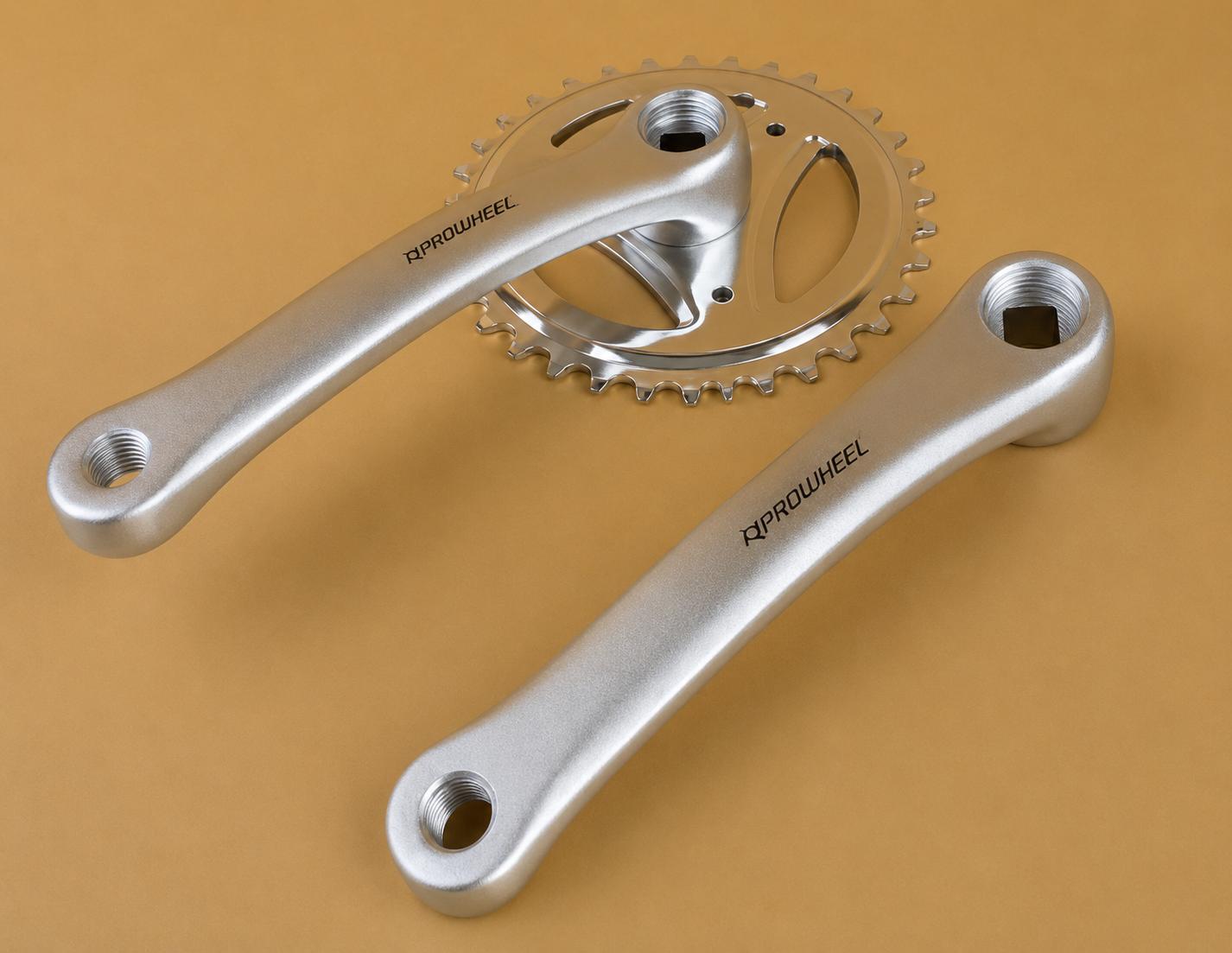 Detail crankset sepeda single speed 33T-1