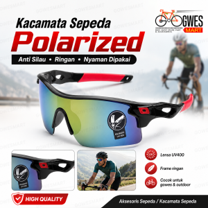Kacamata sepeda polarized UV400 anti silau untuk outdoor