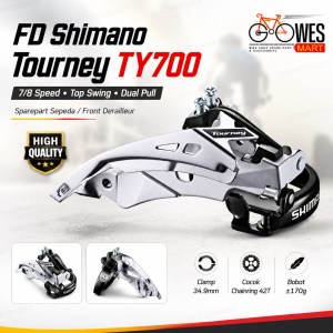 FD Shimano Tourney TY700 front derailleur 7/8 speed
