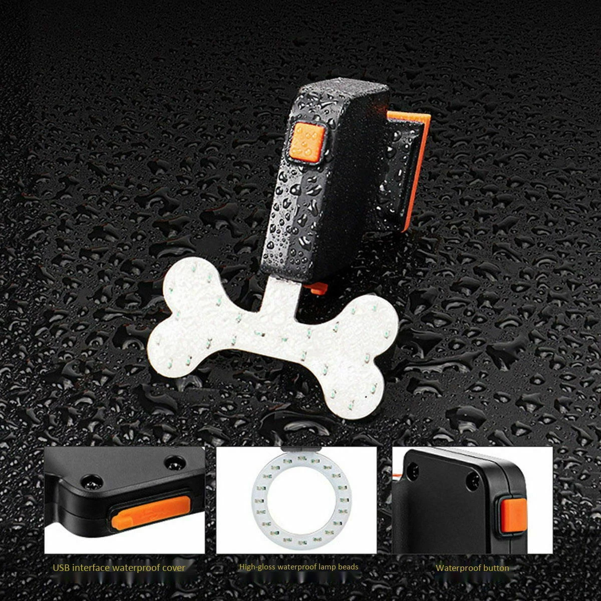 Lampu belakang sepeda LED waterproof