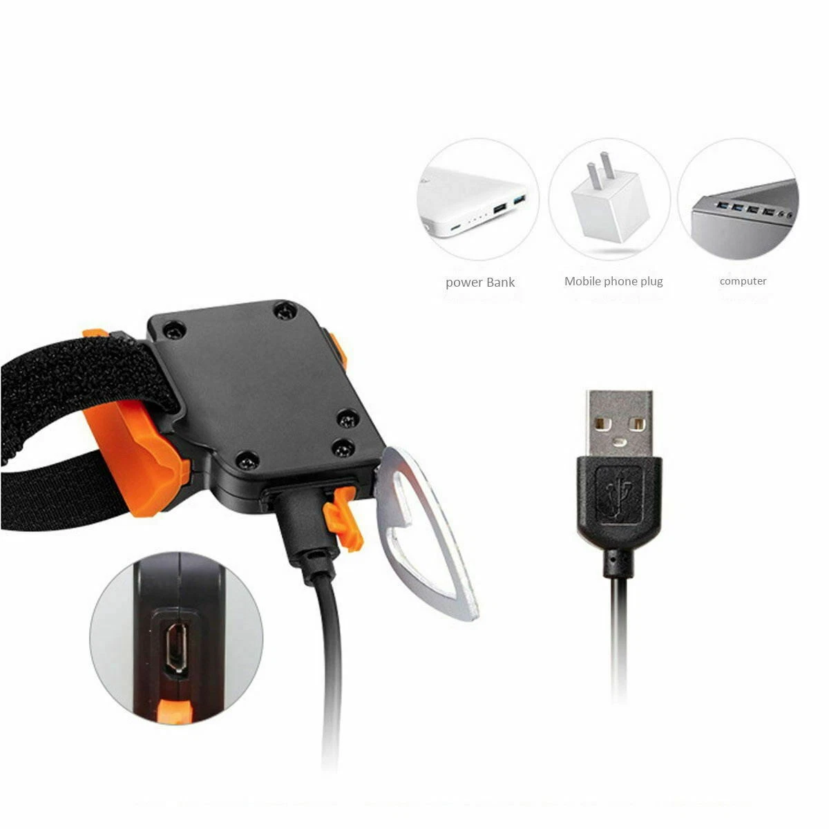 Lampu belakang sepeda compact rechargeable