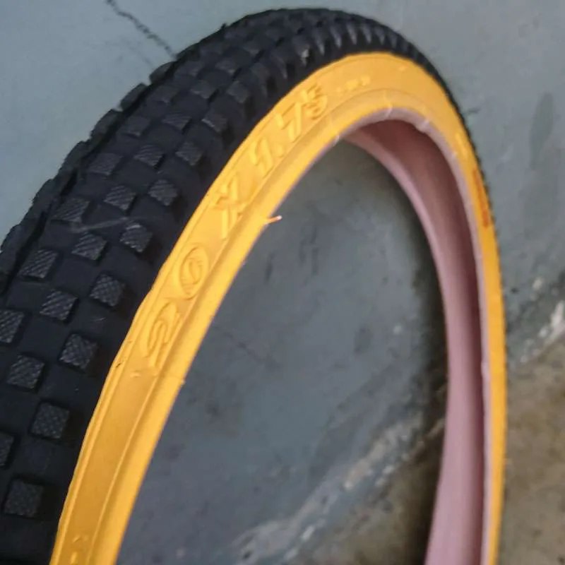 Ban luar sepeda 20x1.75 Swallow untuk sepeda anak-5